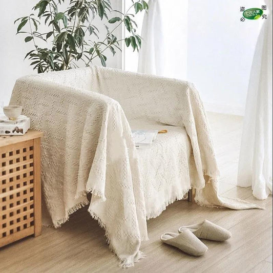 Nordic Style Sofa Towel Cushion Universal Sofa Cover Cotton Blanket Full Cover Non-slip Sofa Cover Cloth