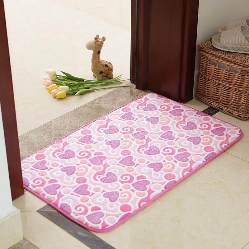 Anti-slip Absorbent Carpet Door Mat Kitchen Hallway Entrance Absorbent Non-slip Floor Mat Bathroom Bathroom Non-slip Foot Mat Bedroom Floor Mat