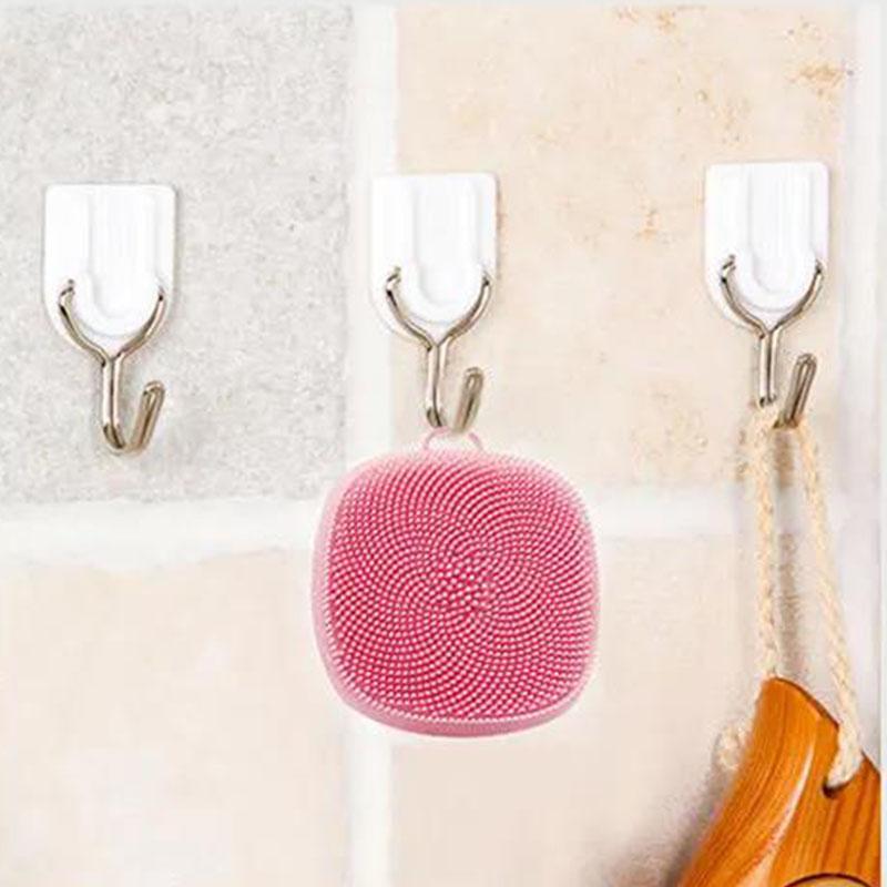 Facial Cleansing Artifact Silicone Facial Cleansing Beauty Brush Soft Bristles Manual Massage Cleansing Brush Facial Deep Cleansing Pores