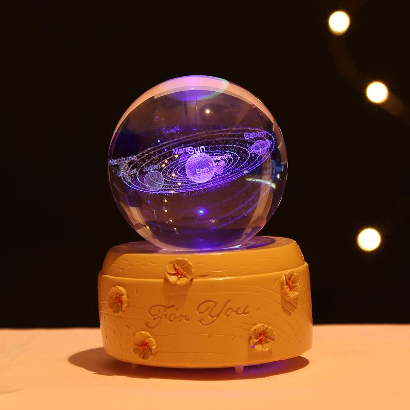 Crystal ball Christmas living room decoration Christmas present Room decoration Christmas
