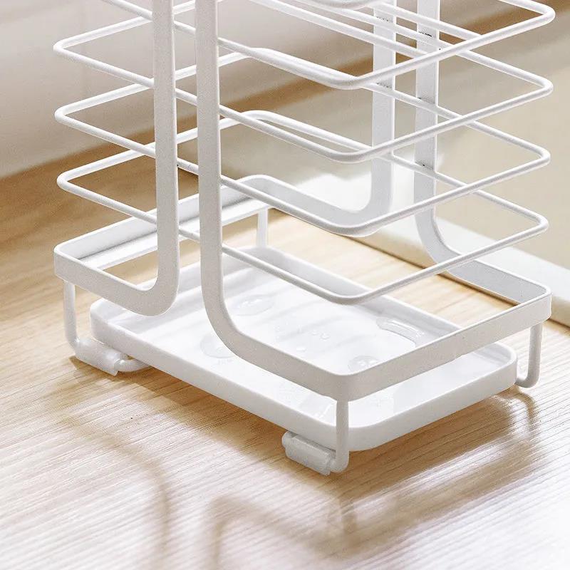 Kitchen Supplies Tool Storage Rack Multi-function Stainless Steel Simple Storage Rack
