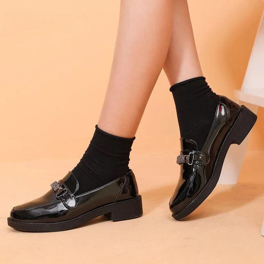 Summer Women's British Style Leather Shoes Trendy All-match Japanese Shoes Fashion Ladies Loafers