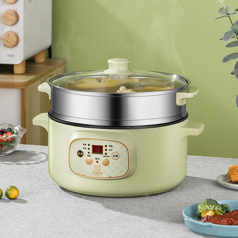 Multifunctional Household Electric Wok for Student Dormitory Noodle Cooking
