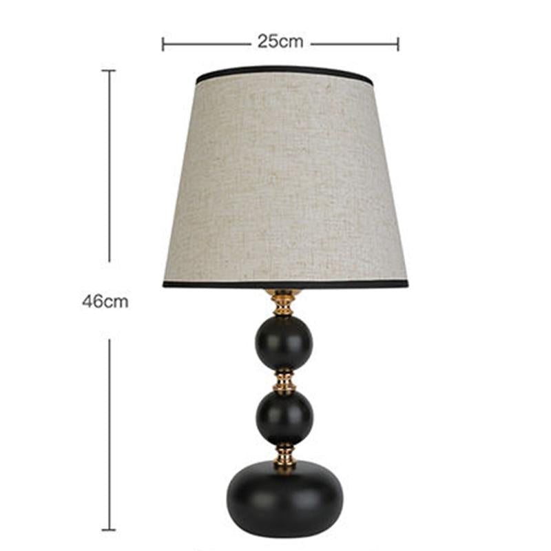 Table Lamps for Bedroom Dimmable Bedside Lamp Cloth Lampshade LED Table Lamp Home Decor