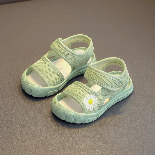 Children's Summer Shoes 1-6 Years Old Kids' Anti-slip Flat Casual Sandals Soft Sole Daisy Light Beach Cool Shoes
