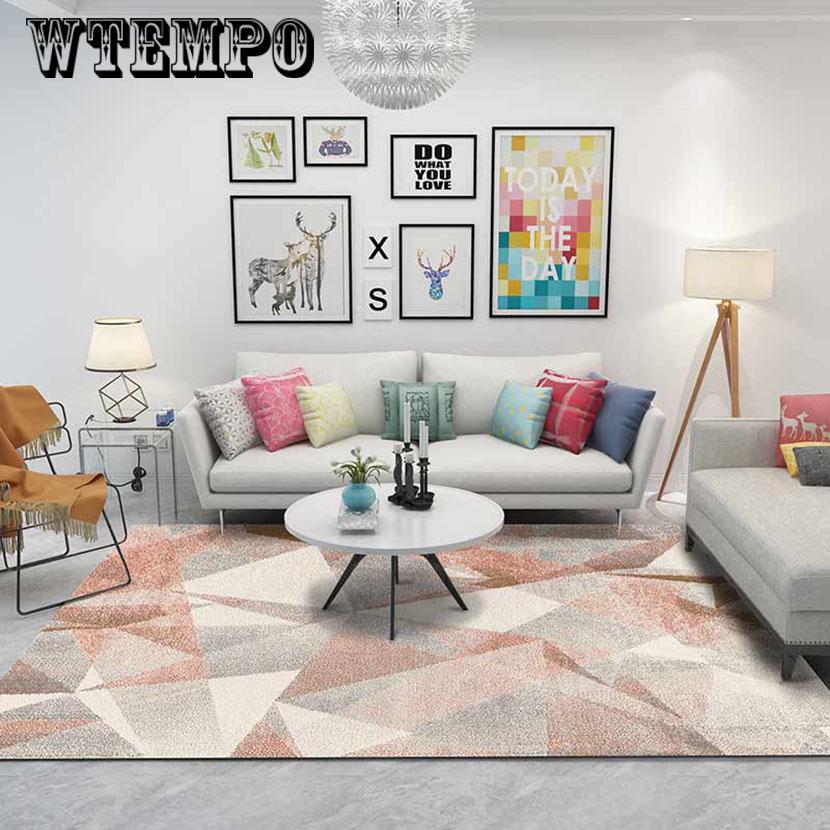 European Geometric Carpet For Living Room Children Bedroom Rugs And Carpets Cloakroom Carpet
