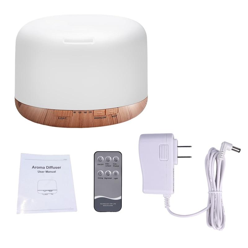 Air Humidifier Essential Oil Diffuser 300ML Ultrasonic Cool Mist Maker Fogger Humidifier LED Lamp Aroma Diffuser Electric