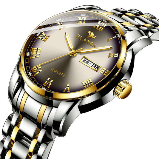 Mechanical Watches Skeleton Automatic Watches for Men Silver Stainless Steel Wrist Watch