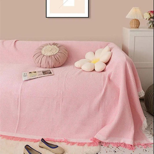 Nordic Style Sofa Towel Cushion Universal Sofa Cover Cotton Blanket Full Cover Non-slip Sofa Cover Cloth
