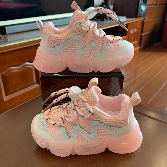 Children Luminous Shoes Boys Girls LED Sport Running Shoes Baby Lights Fashion Sneakers Toddler Kids with Light Sneakers
