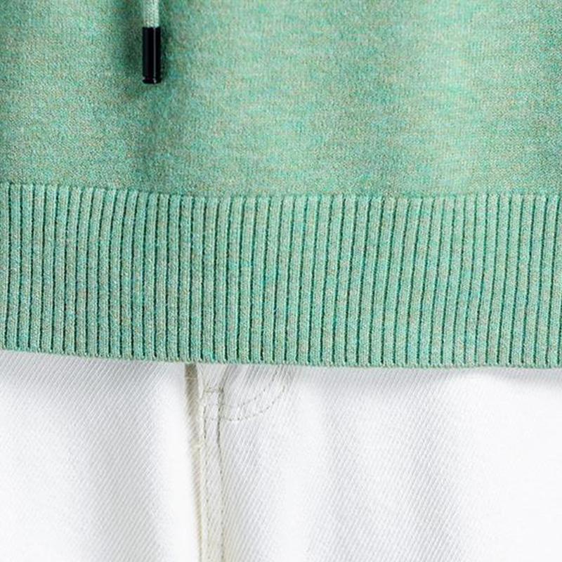 Hooded Sweater Women Rhombus Jacquard All-match Sweater Loose Pullover Women