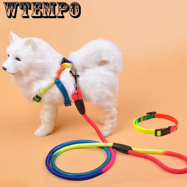 Pet Dog Leash Rope Nylon Training Lead Pet Dog Leash Dog Strap Rope Traction Dog Harness Collar Lead