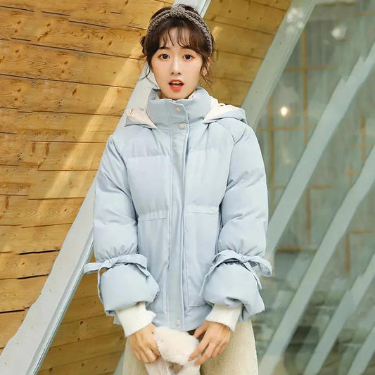 Bread Service Girl Student Korean Style Loose Short Padded Jacket Thickened Padded Jacket