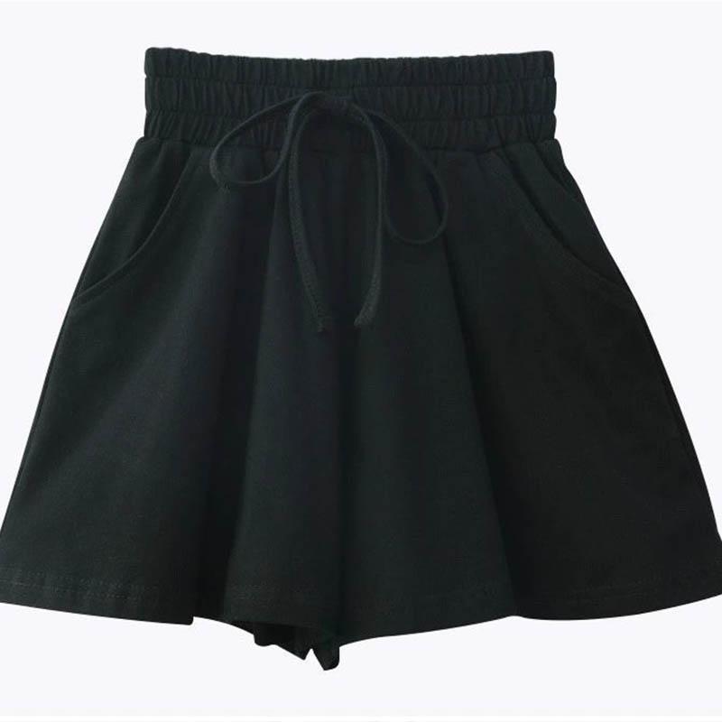 Girls Summer Cotton Suit Breathable Sweat-absorbing Soft and Comfortable Short-sleeved Casual Sports T-shirt + Shorts Two-piece Set