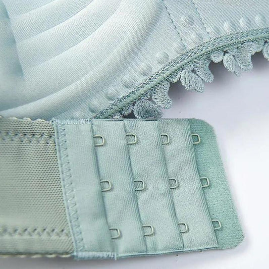 Sexy Lace Lace Push Up Support No Steel Ring Adjustable Adjustable Women's Lingerie Bra