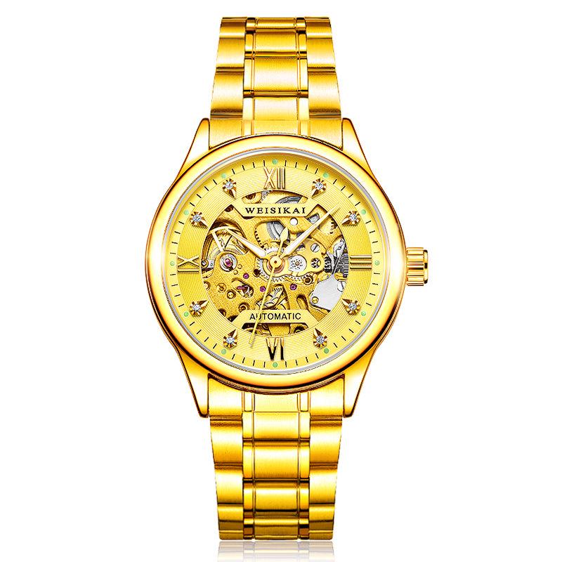 Mens Watch Automatic Mechanical Watch Tourbillon Sport Clock Business Fashion Retro Watch