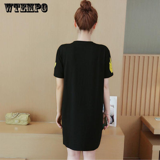 Brand Summer Large Size Dress Ladies Casual Loose Dress