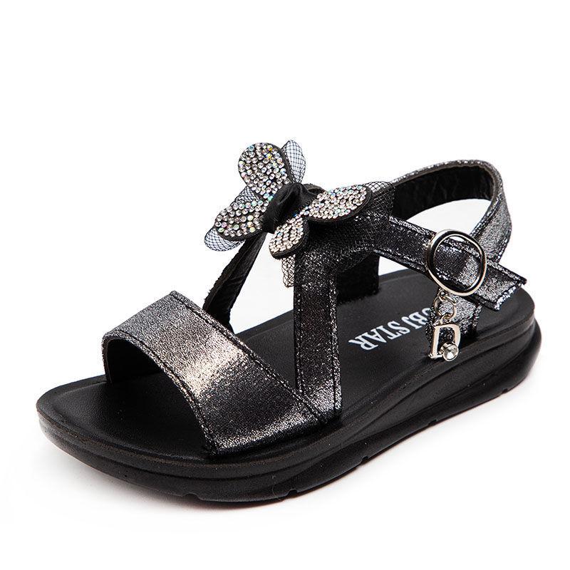 Children's Sandals Girls Princess Baby Shoes Summer Fashion Soft Soles Medium Large Children's Shoes