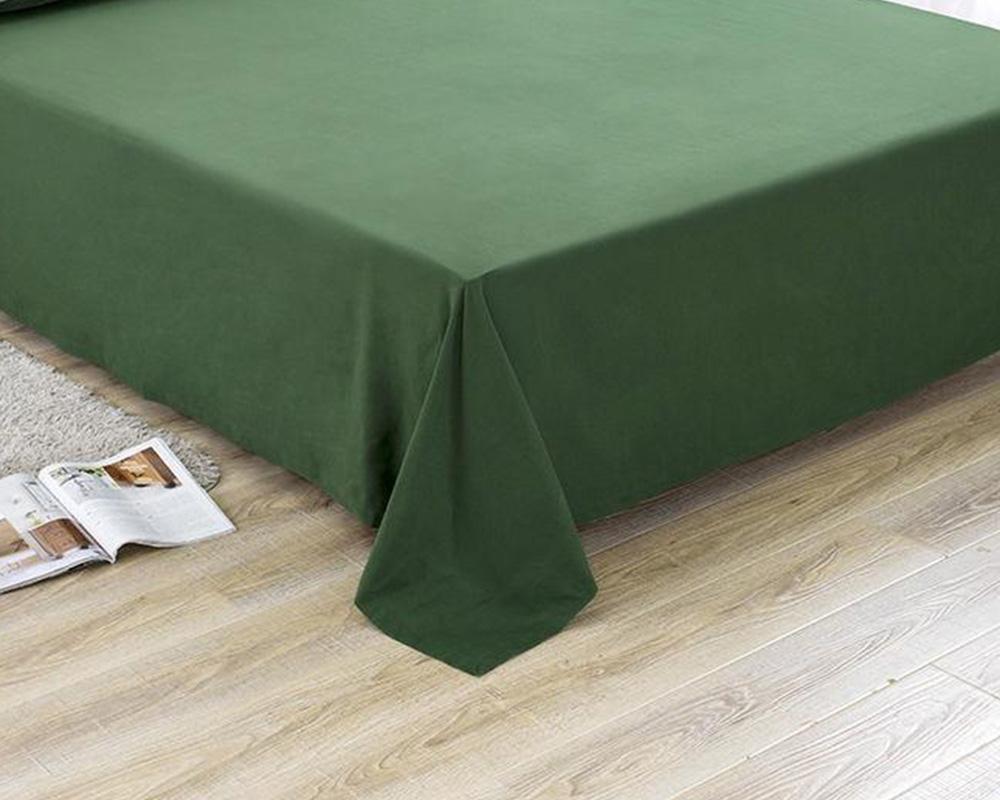 Fine Brushed Bed Sheets Simple Skin-friendly Double Single Single Four Seasons Children's General Bed Home Textile Sheets