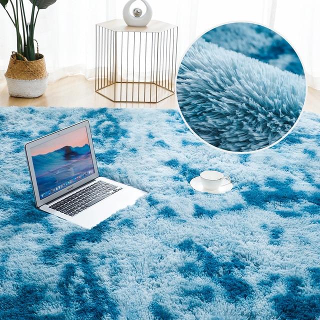 Thick Carpet for Living Room Plush Rug Children Bed Room Fluffy Floor Carpets Window Bedside Home Decor Rugs Soft Velvet Mat