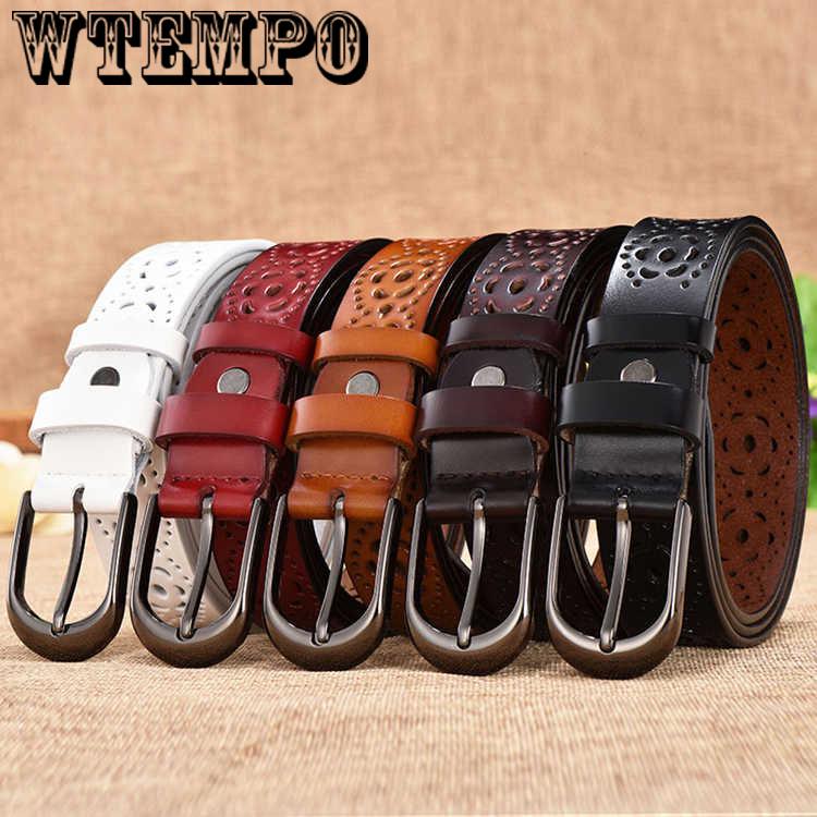 fashion retro woman's belt Genuine leather belts lady's original leather high quality women belt
