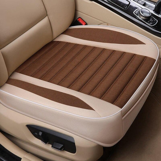 Car Seat Cover Flax Cushion Seasons Universal Breathable For Most Four-Door Sedan&SUV Ultra-Luxury Car Seat Protection