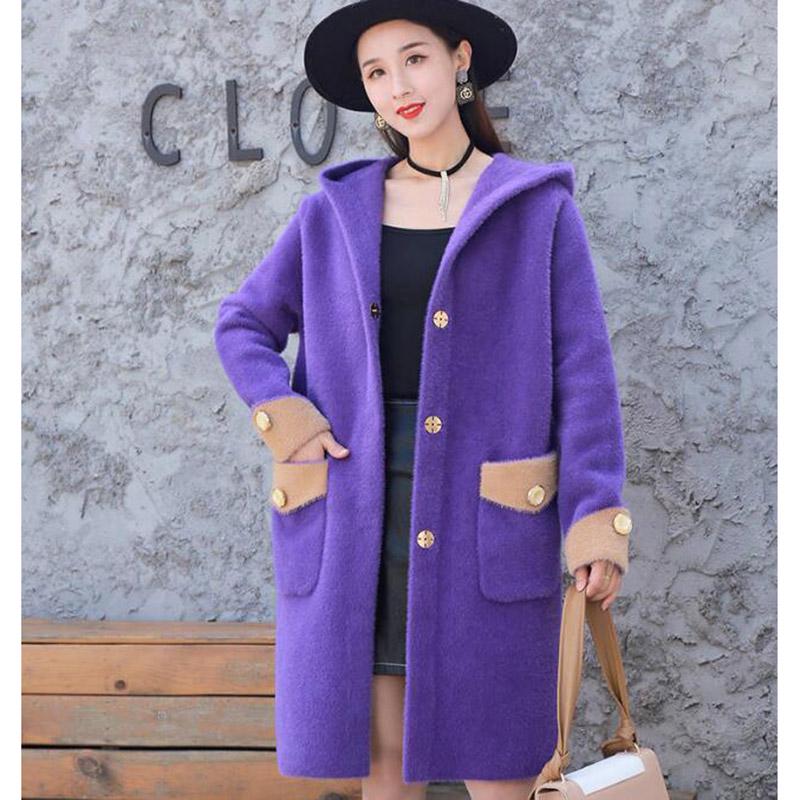 Autumn/Winter Large Size Woman's clothing Long Sleeve Warm Jacket Large size Woolen coat