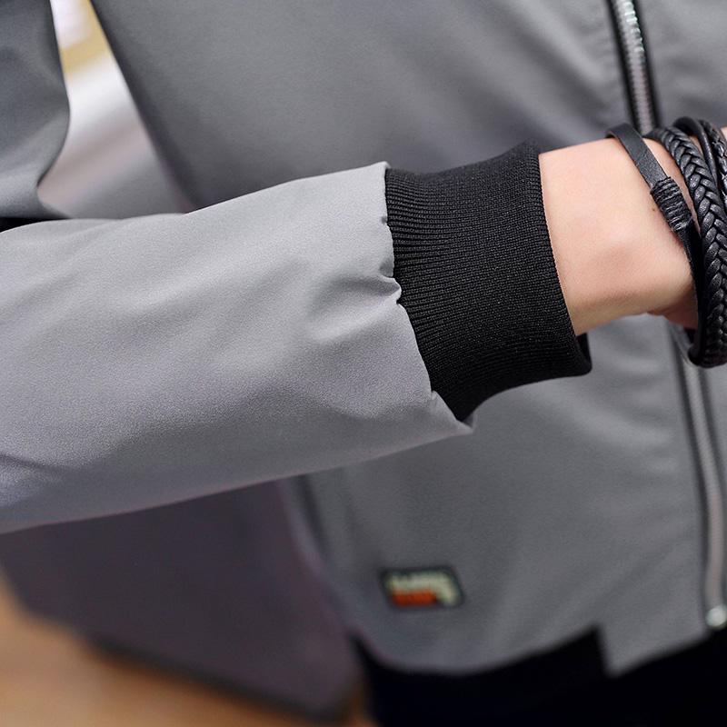 Plus Size Autumn Men's Jackets Fashion Coats Male Casual Slim Baseball Collar Bomber Jacket Men Coat