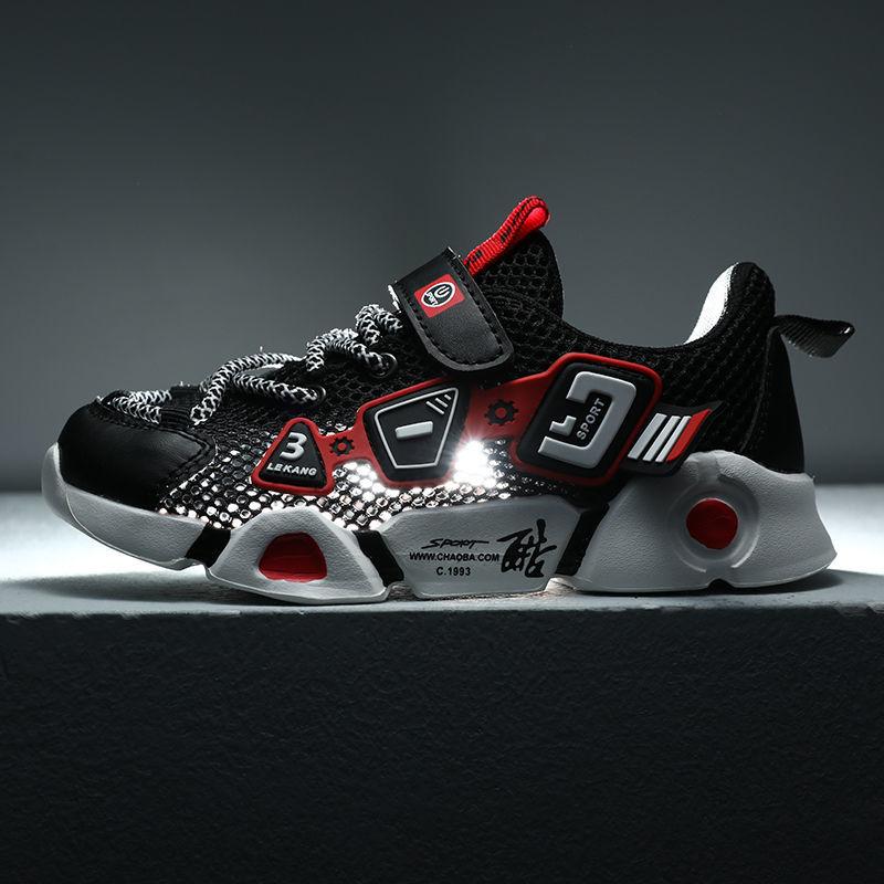 Mesh Breathable Boys' Shoes Spring and Autumn Elementary School Net Shoes Summer Deodorant Boys Children's Sports Shoes