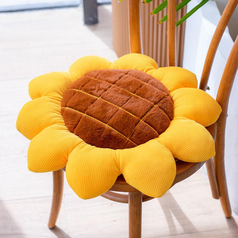 Lovely Sunflower Flower Pillow Doll Soft Plush Cute Toy Children's Bed Super Soft Sleeping Doll Gift