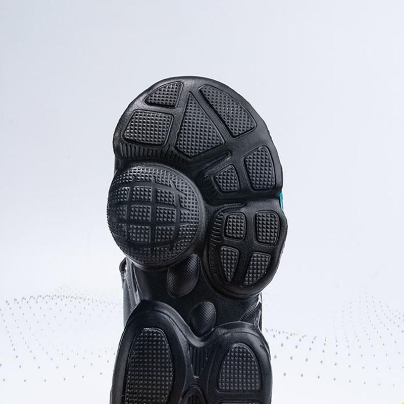 Boys Shoes Spring and Autumn Children's Sneakers Shoes Leather All-match Shock Absorption Support Waterproof Lightweight Running Shoes