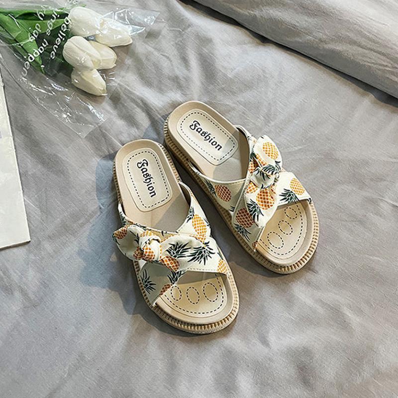 Women Open Toe Sandals and Slippers Women's Summer Thick-soled Beach Shoes Seaside