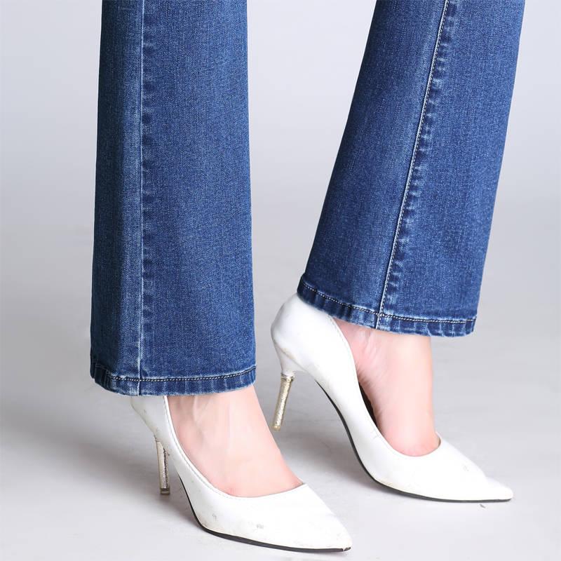 Women High Waisted Wide Leg Denim Pants Stretch Slim Pants Jeans Slim Pant Femme Jeans Plus Size