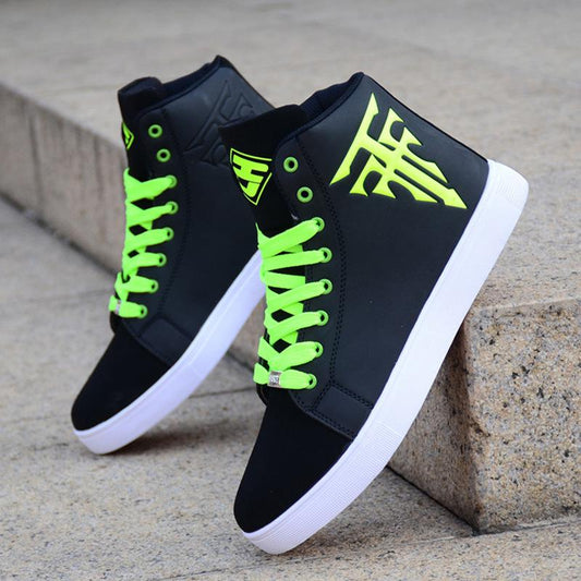 Men's Casual Shoes Canvas Botas Comfortable Sneakers High-top Fashion Loafers