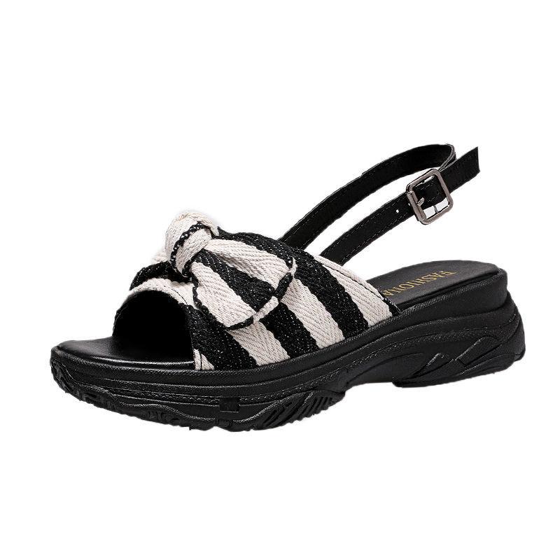 Summer Fashion Sandals Shoes Women Bow Sandals Slipper Indoor Outdoor Beach Shoes Female Slippers Plus Size