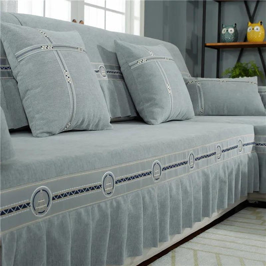 1/2/3/4 Seat Sofa Cushion Four Seasons Universal Non-slip Cushion Soft Sofa Cover Universal Sofa Towel