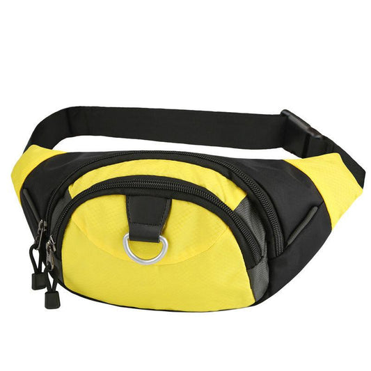 Men's and Women's Canvas Mobile Phone Pockets Outdoor Riding Diagonal Bag Multi-functional Running Mobile Phone Bag