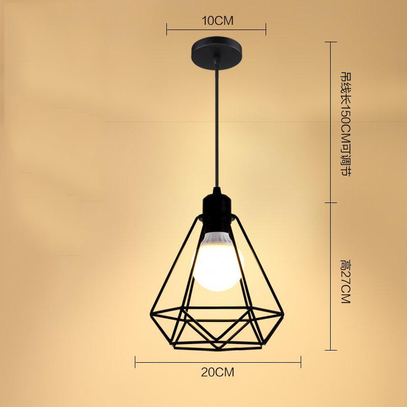 Loft Vintage Antique Industrial Pendant Lights Fixtures Restaurant Living Room Cafe Bar
