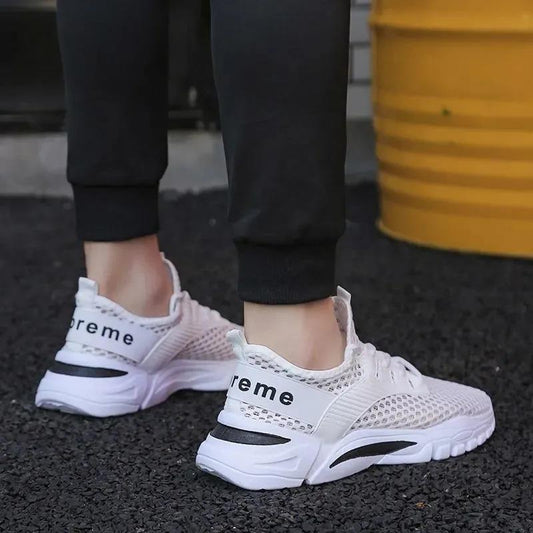 Men's Soft Bottom Spring and Autumn Sports Shoes Casual Shoes Non-slip Wear-resistant All-match Small White Shoes