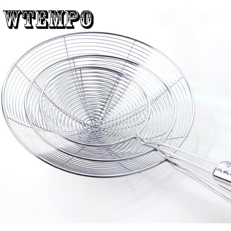 Stainless Steel Colander Home Dense Mesh Oily Soy Milk Filter Spoon
