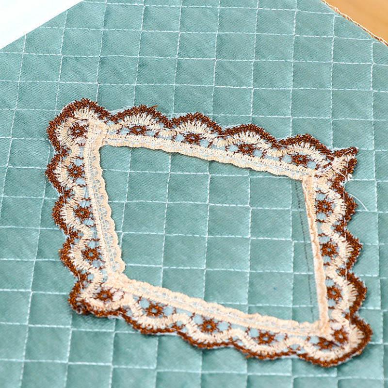 Three-piece Toilet Toilet Gasket Four Seasons Plus Velvet Warm Cushion Toilet Cover Zipper Type Toilet Cover Fabric Sticky