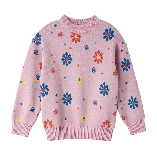Autumn Baby Girls Boys Sweaters Coat Kids Knitting Pullovers Tops Baby Boys Girls Cartoon Long Sleeve Sweaters