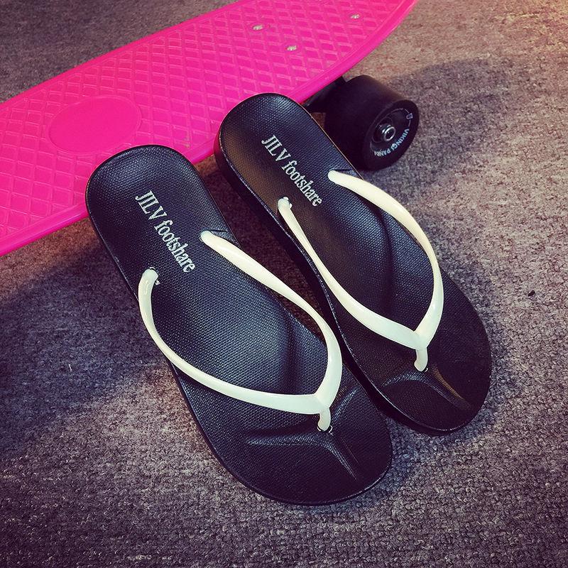 Women Slippers Beach Flip Flops Cut Fashion Slides Ladies Summer Flat Thong Sandals
