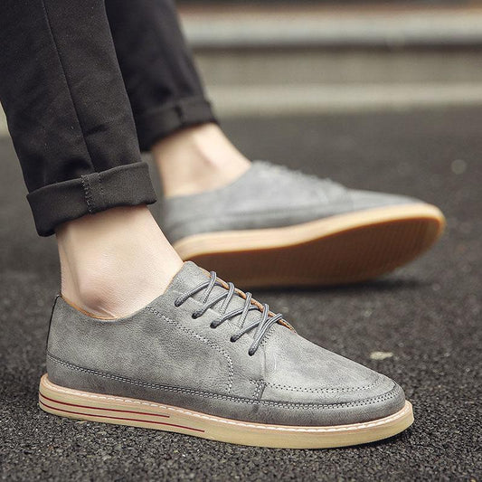 Autumn British Casual Men's Shoes Small Leather Shoes New Men's Loafers Casual Shoes