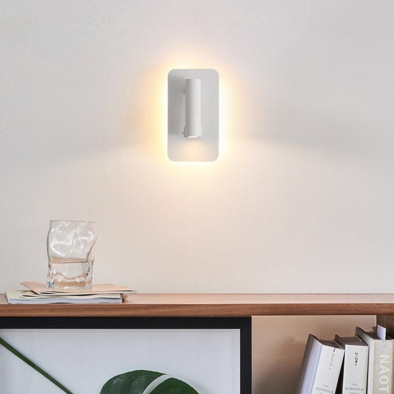LED Wall Lamp with swith Reading Strip light bedroom Study living room adjustable bedside lights