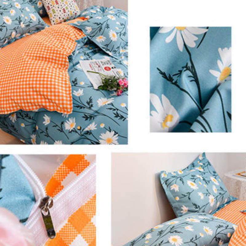 Bed Cover Bed Four Sets of Autumn and Winter Plus Thick Coating Cotton Home Bedding