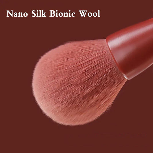 10pcs Makeup Set Brush Eye Shadow Loose Powder Eyebrow Brush Foundation Blush Brush Full Set of Brushes Super Soft