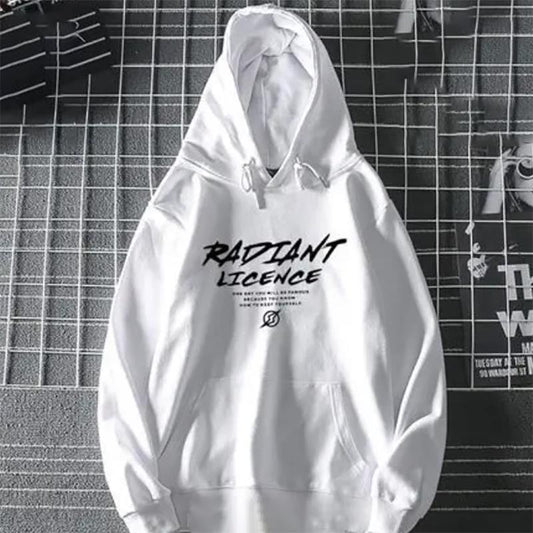 Autumn Sweater Men's Hooded Sweatshirts Letters Loose Plus Fleece Hoodie Men's Jacket Clothes