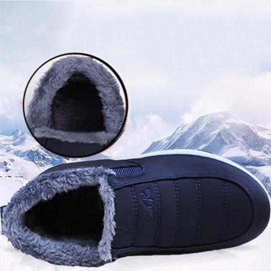 Female Winter Plush Thickened Cotton Shoes Women's Large Size Walking Shoes Anti Slip Soft Soled Sports Shoes