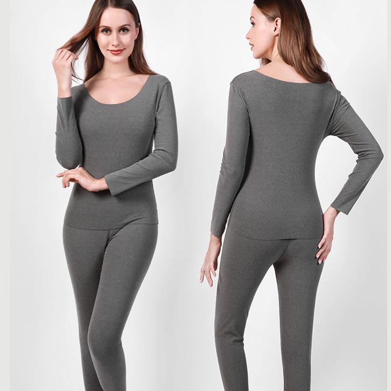 Thermal Underwear Female Seamless Self-heating Autumn Clothes Long Trousers Plus Velvet Thickening Tight-fitting Thermal Suit